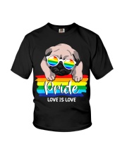 pug-pride-love-is-love Youth T-Shirt tile