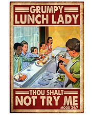 grumpy lunch lady poster 11x17 Poster front