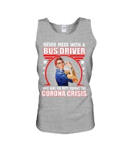 bus driver don't mess Unisex Tank tile