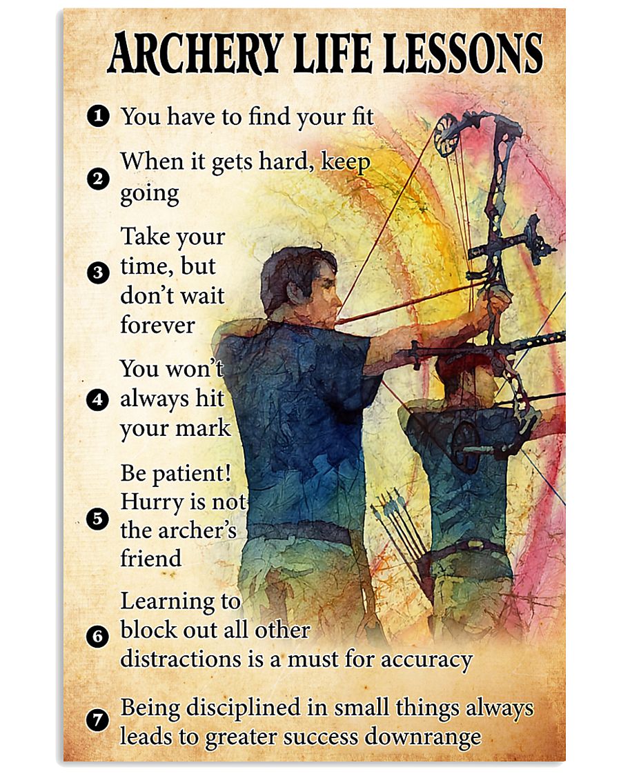 archery lessons 11x17 Poster