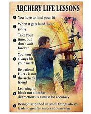 archery lessons 11x17 Poster front