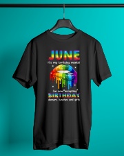 lgbt june birthday Classic T-Shirt lifestyle-mens-crewneck-front-3
