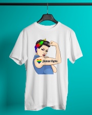 Human Rights LGBT Pride Lady Classic T-Shirt lifestyle-mens-crewneck-front-3