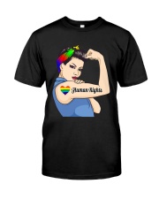 Human Rights LGBT Pride Lady Premium Fit Mens Tee tile