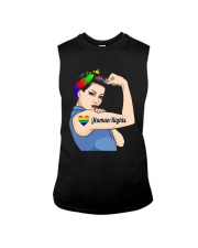Human Rights LGBT Pride Lady Sleeveless Tee tile