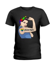 Human Rights LGBT Pride Lady Ladies T-Shirt tile