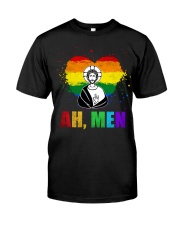 ah men lgbt jesus Premium Fit Mens Tee tile