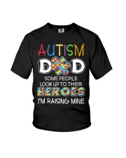 autism dad raise mine Youth T-Shirt tile