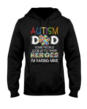 autism dad raise mine Hooded Sweatshirt tile