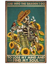garden skeleton find my soul poster 11x17 Poster front