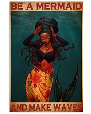 black mermaid make waves 11x17 Poster front