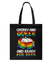 lgbt chubby and queer and ready for beer Tote Bag tile