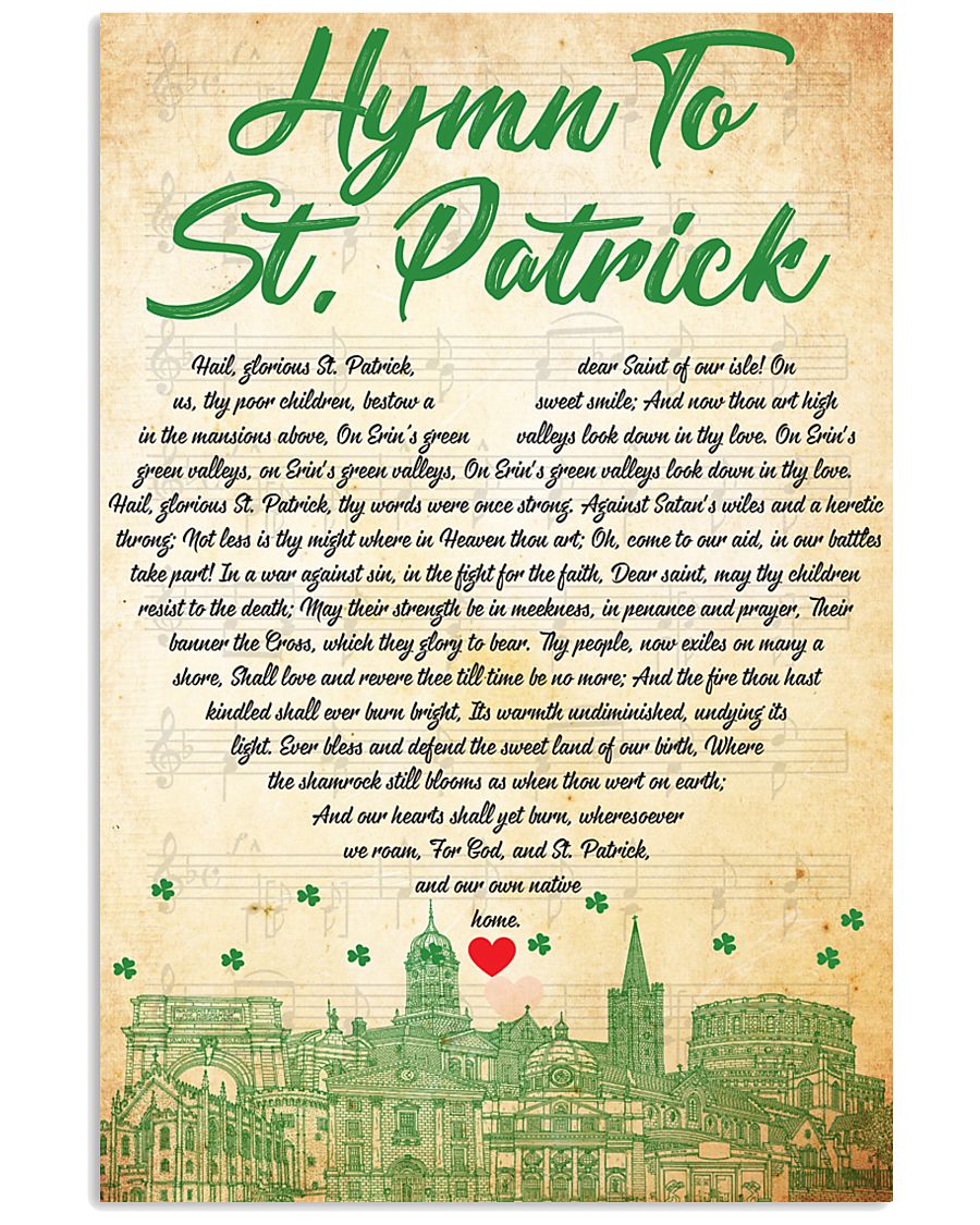 Lyrics St Patrick 11x17 Poster