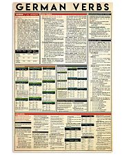 german-verbs 11x17 Poster front