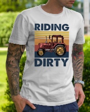 farm riding dirty Classic T-Shirt lifestyle-mens-crewneck-front-7