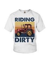 farm riding dirty Youth T-Shirt tile