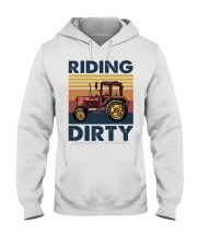 farm riding dirty Hooded Sweatshirt tile