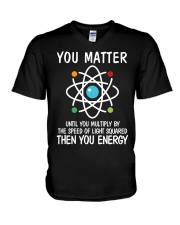 science matter V-Neck T-Shirt tile
