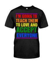 teacher lgbt teach them Premium Fit Mens Tee tile