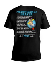 paraprofessional Prayer lqt-pml V-Neck T-Shirt tile