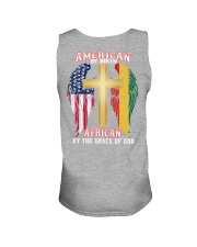American By Birth African By The Grace Of God Unisex Tank tile