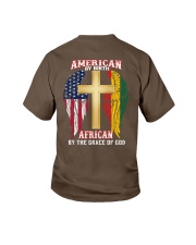 American By Birth African By The Grace Of God Youth T-Shirt tile