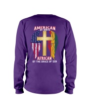 American By Birth African By The Grace Of God Long Sleeve Tee tile