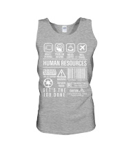 Human Resources Definition Symbols Unisex Tank tile