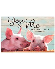 pig you and me 17x11 Poster front