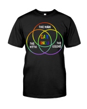 gay uncle man myth legend Premium Fit Mens Tee tile