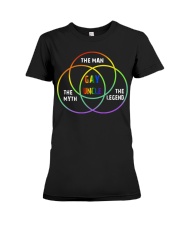 gay uncle man myth legend Premium Fit Ladies Tee tile