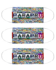 parapro plates mas Cloth Face Mask - 3 Pack front