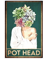 garden pot head 11x17 Poster front