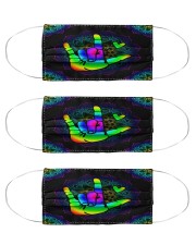 sign language colorful mandala mas Cloth Face Mask - 3 Pack front