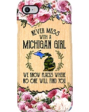 michigan girl don't mess phonecase Phone Case i-phone-7-case