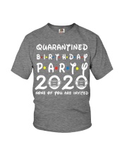 quarantined birthday party none invited Youth T-Shirt tile