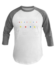 quarantined birthday party none invited Baseball Tee tile