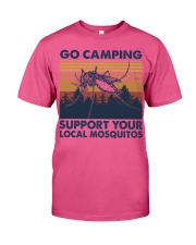 camping support your local mosquitos Premium Fit Mens Tee tile