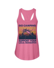 camping support your local mosquitos Ladies Flowy Tank tile