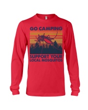 camping support your local mosquitos Long Sleeve Tee tile