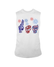 sign language USA independence Sleeveless Tee tile