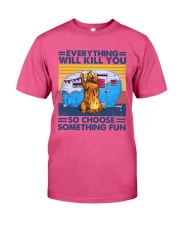 camping something fun Premium Fit Mens Tee tile
