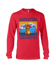 camping something fun Long Sleeve Tee tile
