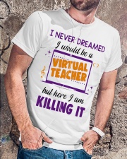 virtual teacher Classic T-Shirt lifestyle-mens-crewneck-front-4