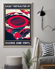 vinyl racing easily distracted by pt mttn-pml 11x17 Poster lifestyle-poster-1