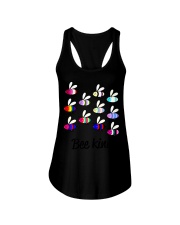 lgbt bee kind Ladies Flowy Tank tile