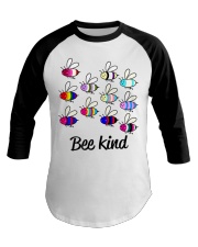 lgbt bee kind Baseball Tee tile