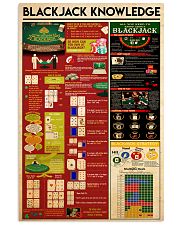 Blackjack knowledge 11x17 Poster front