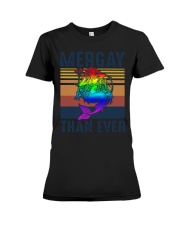 lgbt mergay than ever Premium Fit Ladies Tee tile