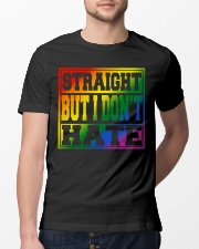 pride I may be straight but I don't hate Classic T-Shirt lifestyle-mens-crewneck-front-13